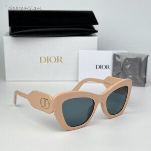 BRAND NEW Dior DIORBOBBY B1U 40C0 Powder Pink Green Women Butterfly Sunglasses